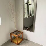 Bedside “cube” side table in pine DLG Regain