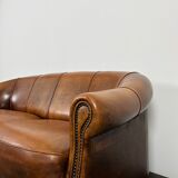 Sheep leather sofa