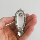 Silver plated duck shaped salt and pepper shakers