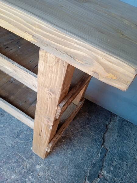 120cm workbench solid wood antique furniture