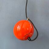 Small red adjustable Artimeta eyeball pendant lamp