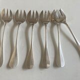 Set 6 forks with oysters Christofle filet
