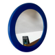 Miroir syla vintage bleu années 70 space age