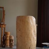 Chaise souche Wabi Sabi en bouleau massif, par un ébéniste suédois, Moderne, années 1950