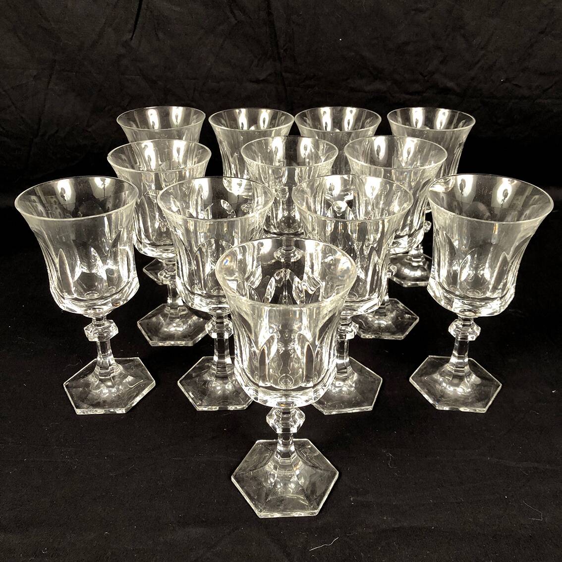 Villeroy & Boch, important service de verres en cristal, modèle Médicis