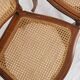 Series of 5 cane chairs, backs and seats, Louis XV style