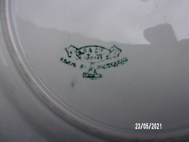 Strawberry splash plate, Creil Montereau, commissioned by George SAND