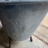 Ancient zinc bathtub