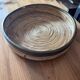 Rattan and brass tray