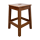 Wood milk chocolate workshop stool