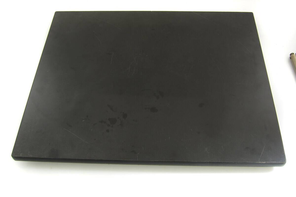 1960s Modernist Side Table in Charcoal Grey Formica