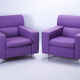 Ensemble salon violet Jan des Bouvrie pour Gueldre modèle 6440