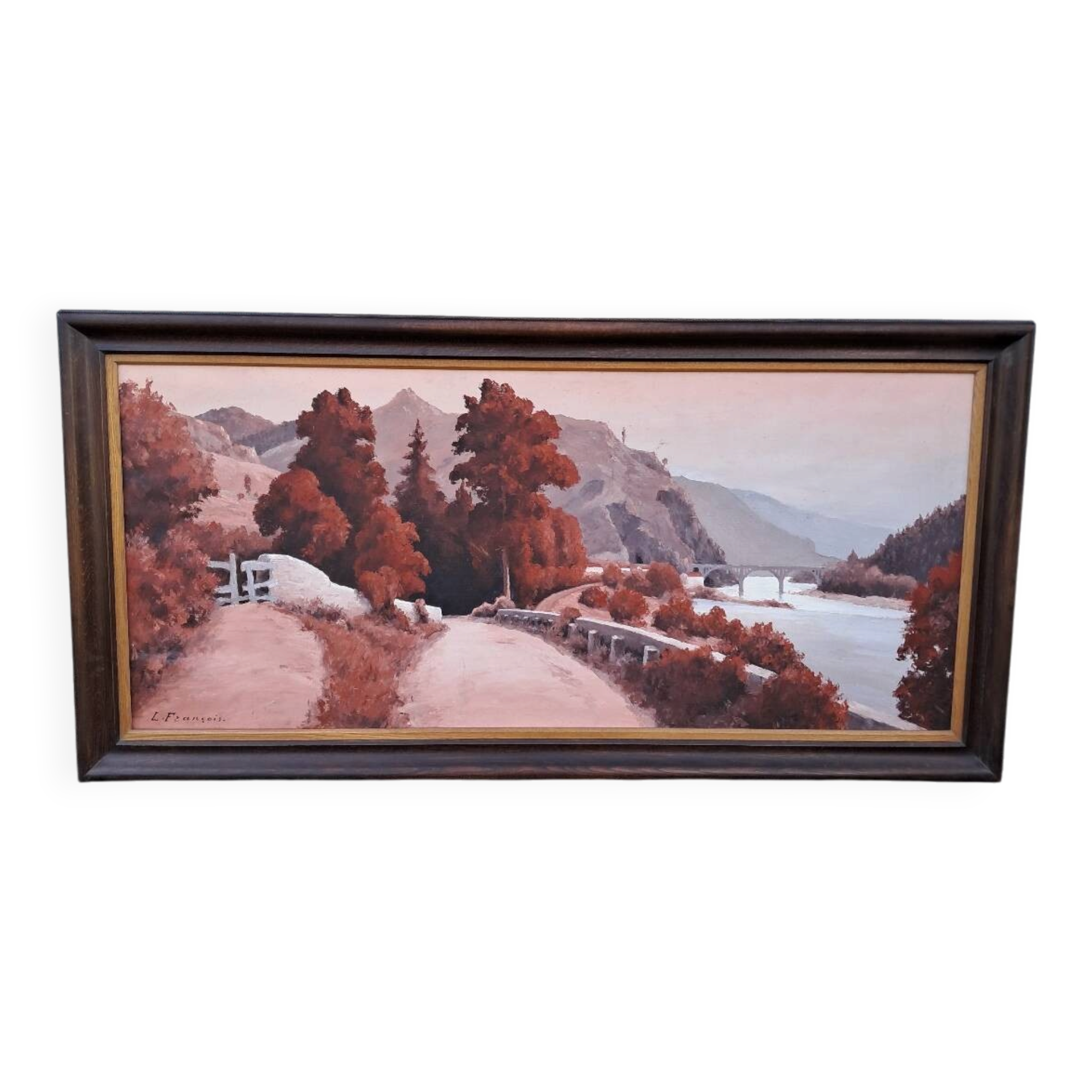 Large landscape painting