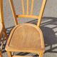 Series of 6 old vintage bistro chairs - 1950s