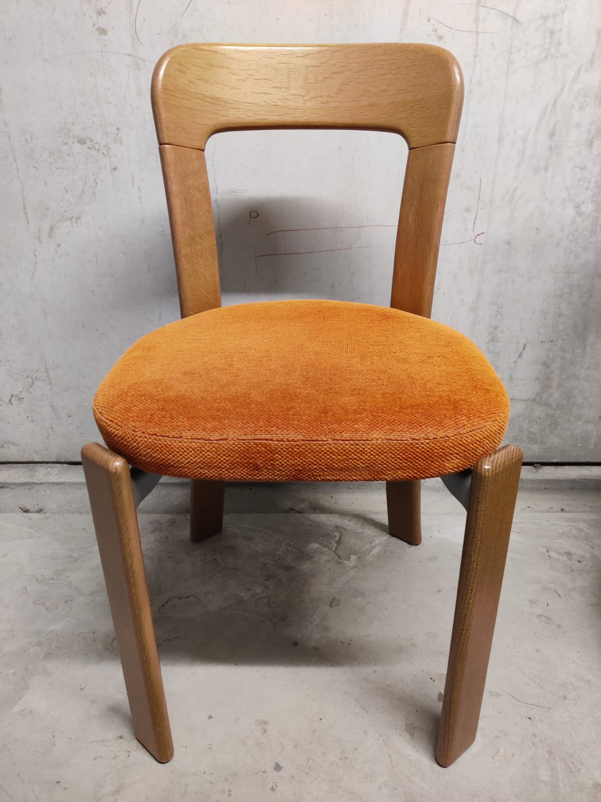 Suite of 8 Bruno Rey chairs