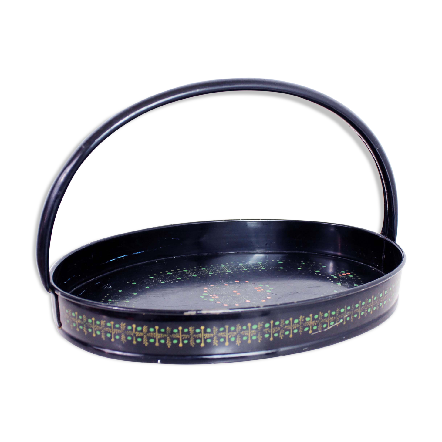 Vintage dish metal with handle