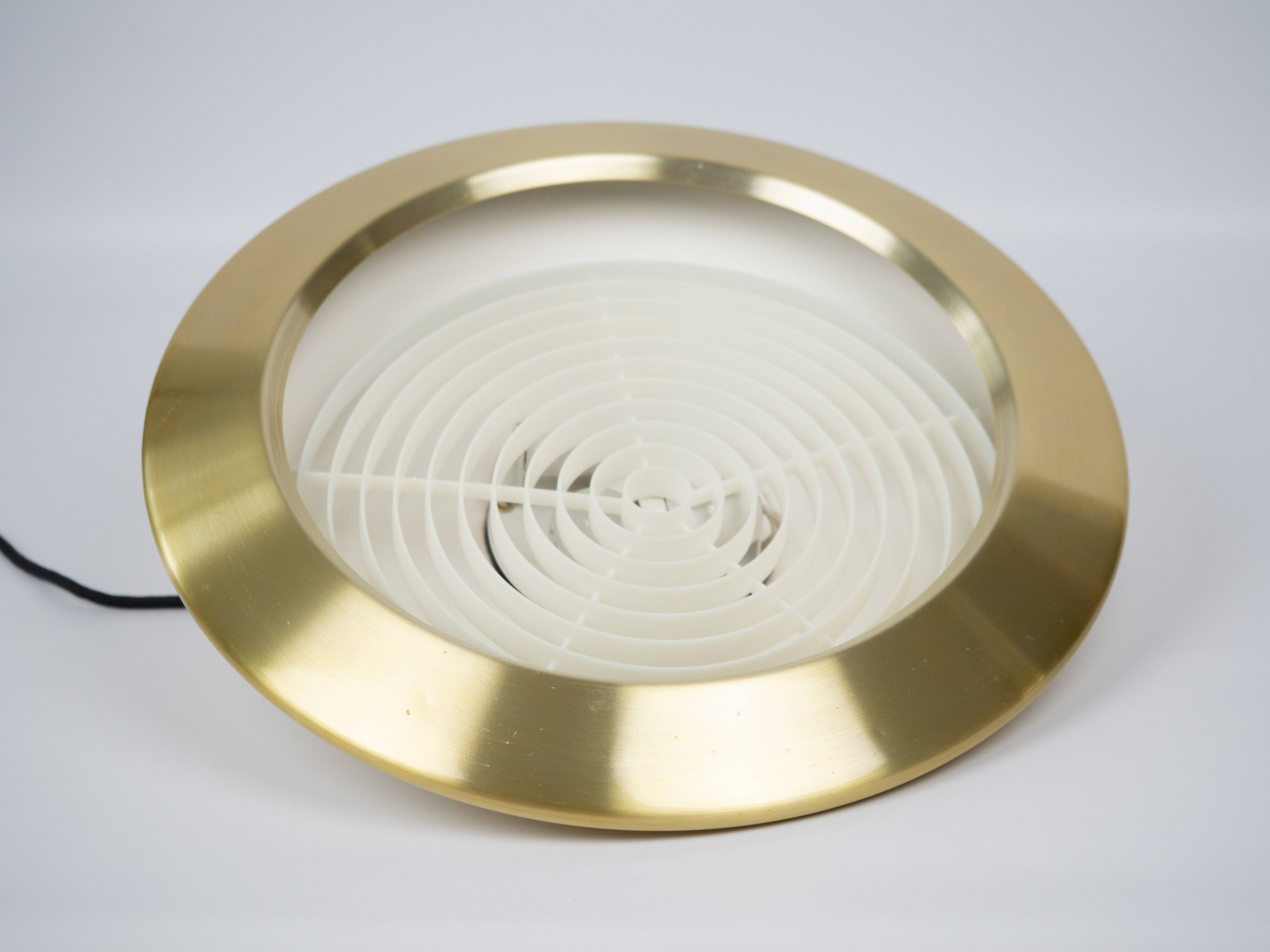 Danish Diskos vintage pendant lamp by Jo Hammerborg, Fog og Morup, 1965