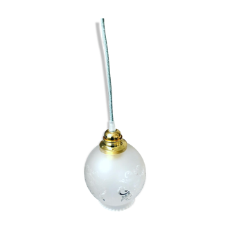 Baladeuse globe verre ancien