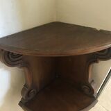 Old carved wooden shelf 75cm