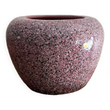 Pink memphis-style vase