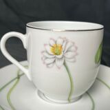 Hermès, pair of coffee cups Nil 20th century collection