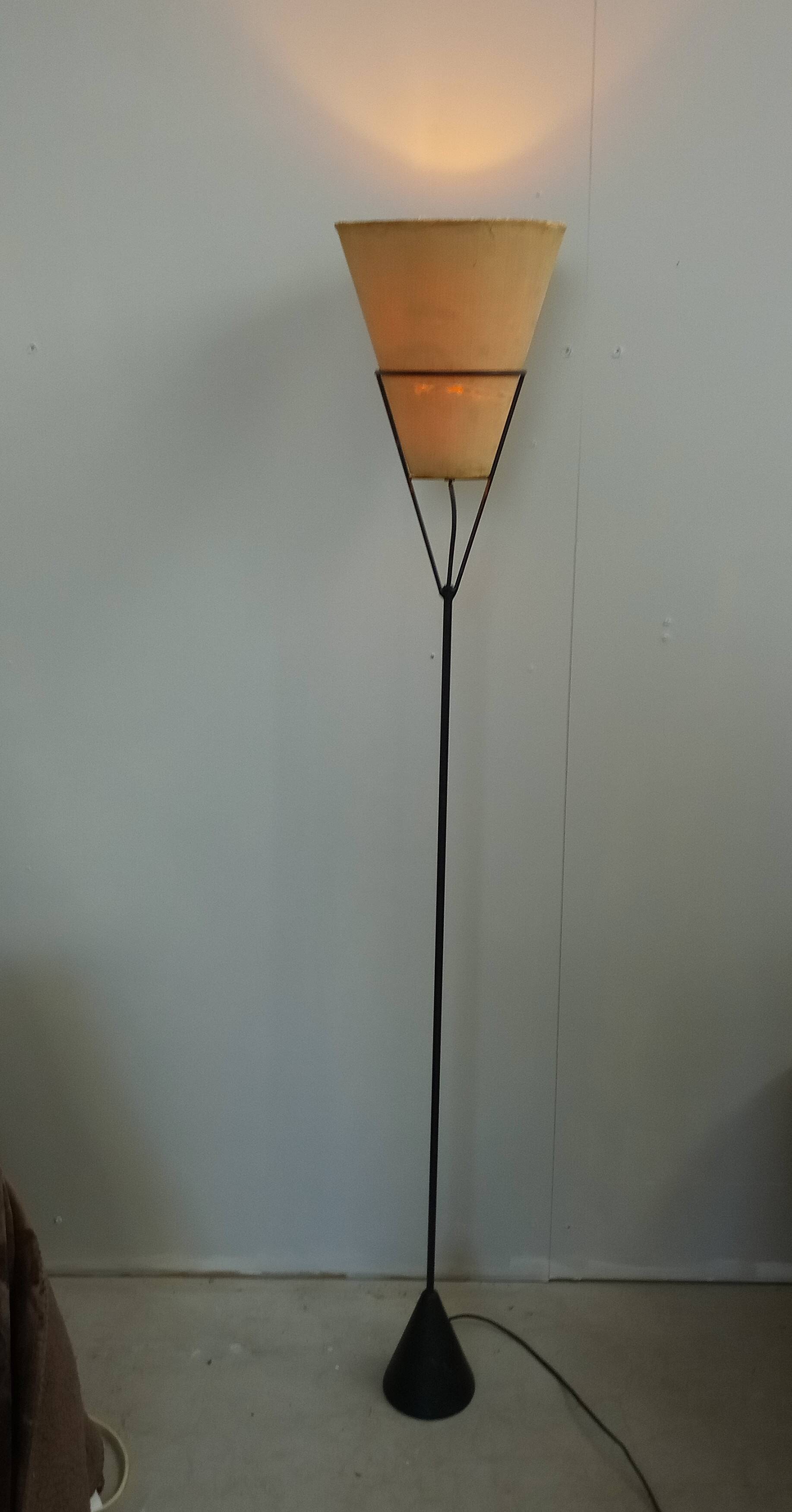 early Vice Versa floor lamp by Carl Auböck, Austria,  50s