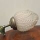 Art deco pendant light, frosted glass, French work