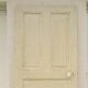 Old interior door wood painted vintage porcelain handle N°2