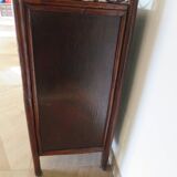 Support buffet bibus woven rattan 2 doors in caning - vintage 60s/70s