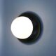 Pair of Space age wall lights made in Austria, Opaline gold metal. UFO
