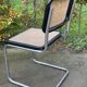 Chaise Cesca modèle b32 en chrome et noir par Marcel Breuer
