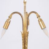 Pair of porcelain lamps decorated with bronze satyrs. Circa 1880.