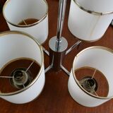 Sciolari 4-light chrome and rhodium lustre from the 1970s.