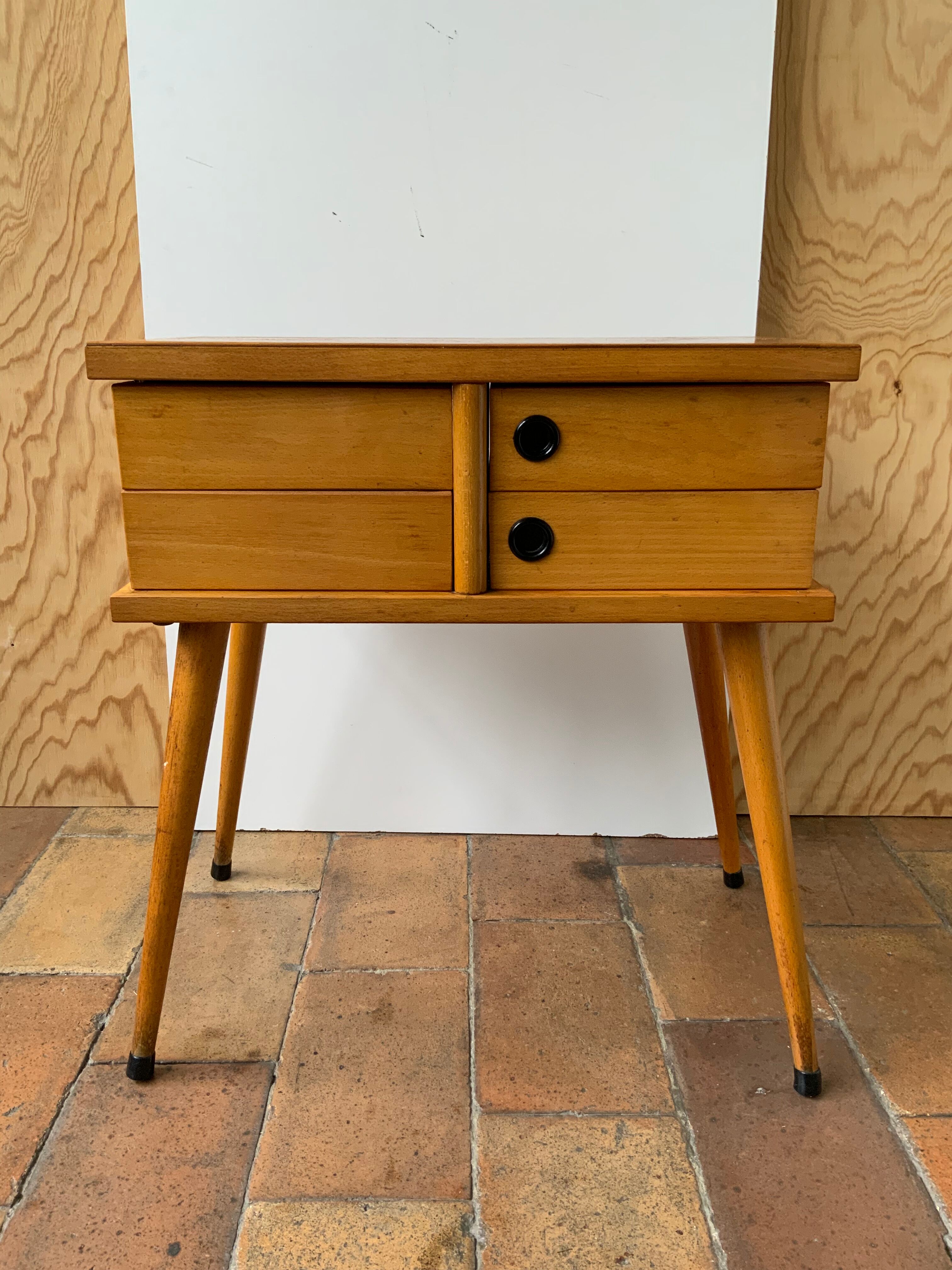 Vintage bedside table