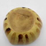 Ceramic bowl with rooster decoration signed