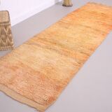 Vintage Moroccan Runner Rug 91 x 292 cm - Orange Runner Rug - Berber Rug