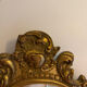 Magnificent baroque mirror in gilded wood, France 1950s.
