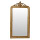 Miroir doré français Louis Philippe antique, fin du 19e siècle