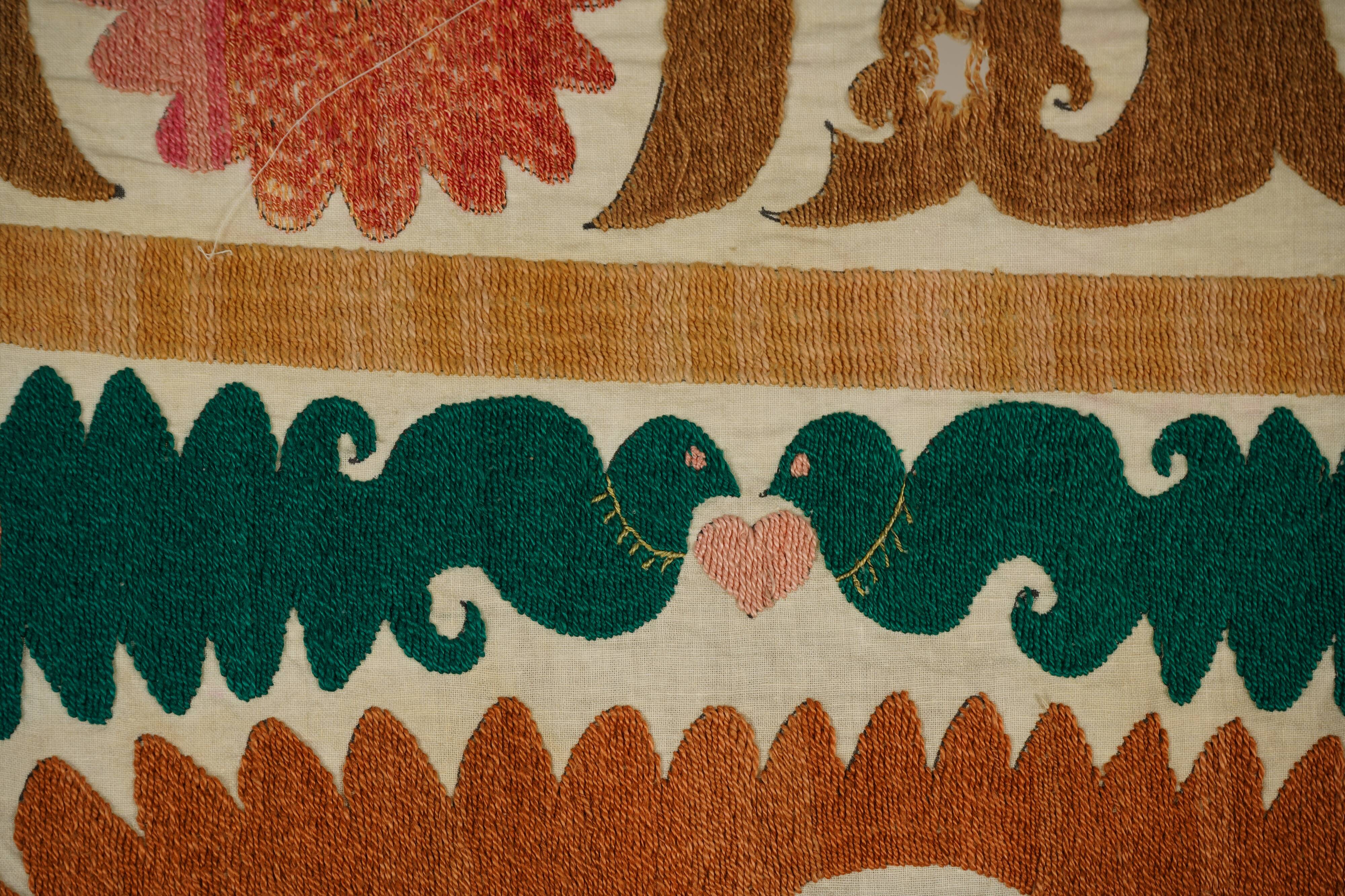 Vintage Turkish hand-knotted rug 130x136 cm