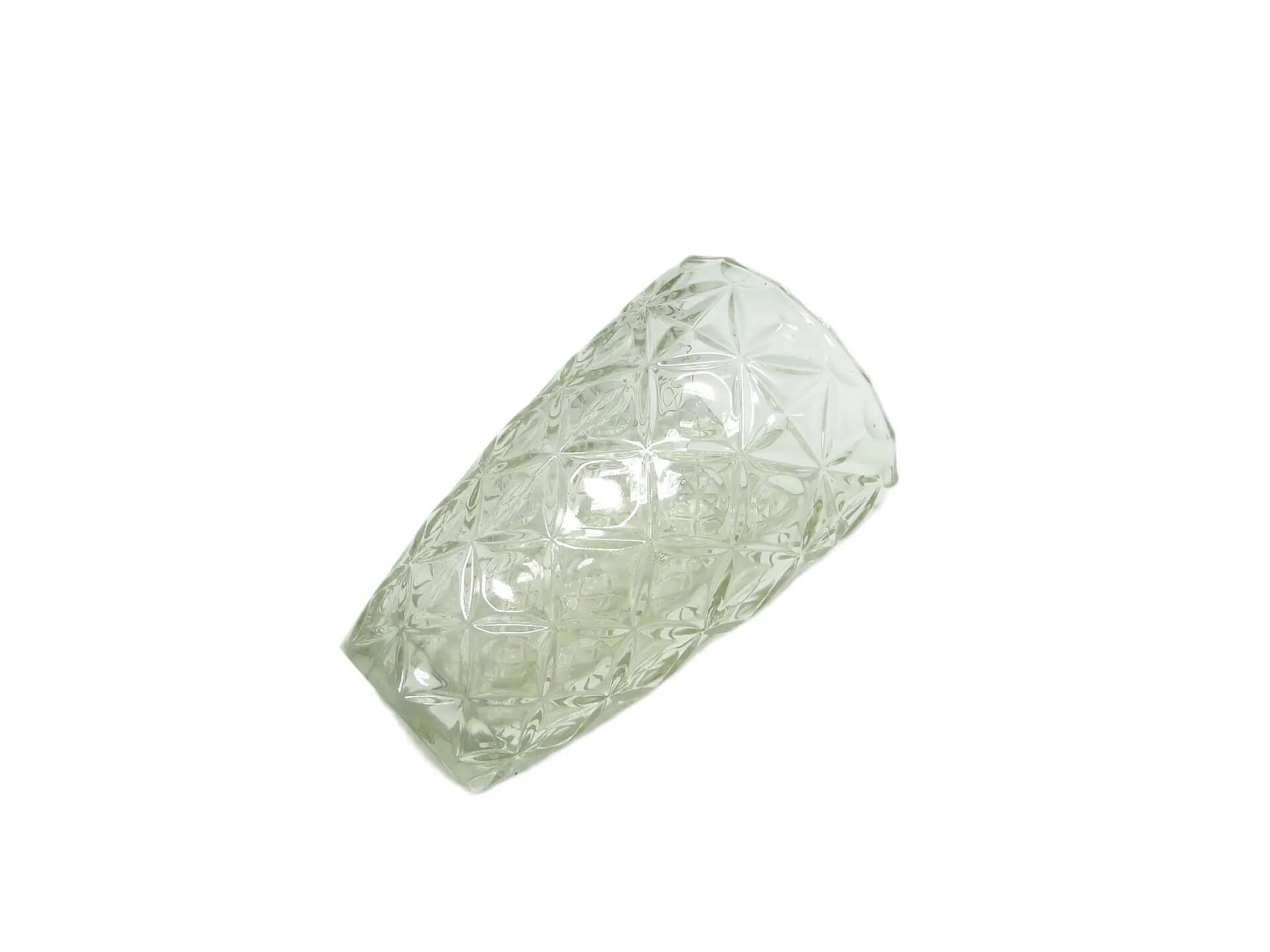Vase, mid-century modern, glass, Huta Hortensja, Poland, 1950s