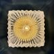 Vintage square glass globe wall/ceiling light.