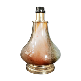 Pied de lampe lumineux Murano 1970