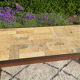 Vintage coffee table in rosewood and ceramic.