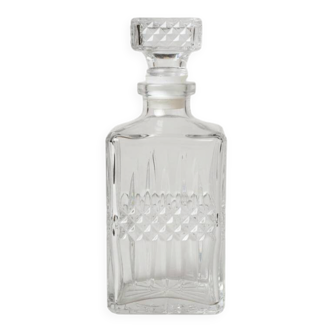 Geometric glass carafe from the 1970s