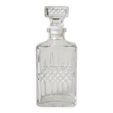 Geometric glass carafe from the 1970s