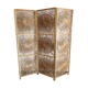 Rattan screen sun pattern