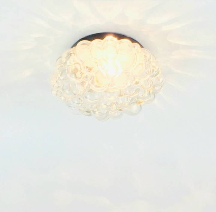 Space Age Bubble Glass Ceiling Light - Helena Tynell for Limburg, 1960s/70s