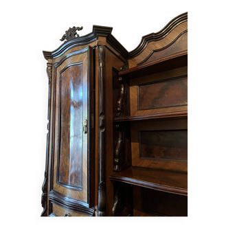 Old 19th century wood paneled dresser