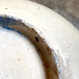Blue glazed ceramic bowl