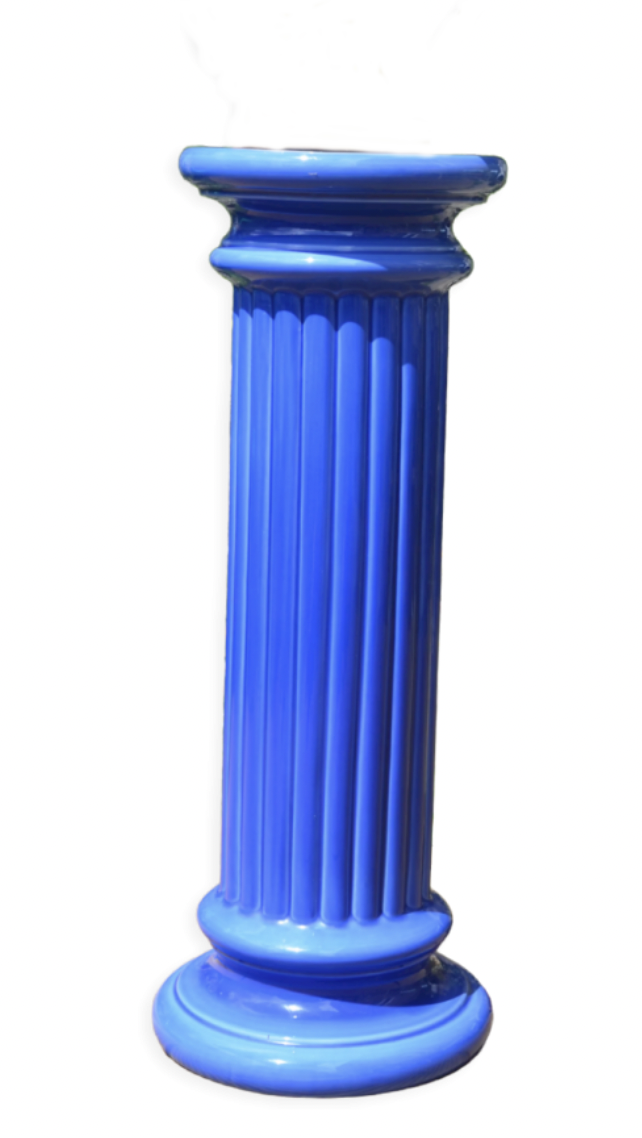 Royal blue column